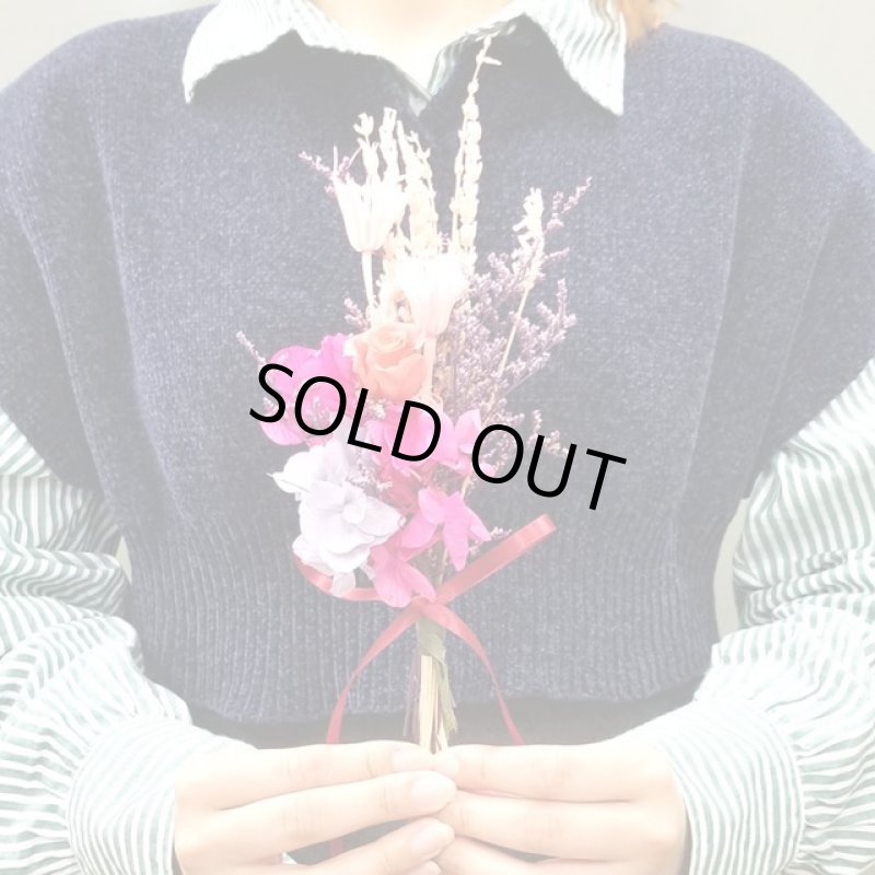 画像12: ドライ＆プリザーブドフラワー「MONOナチュラルブーケ（クリアケース付）」 (12)