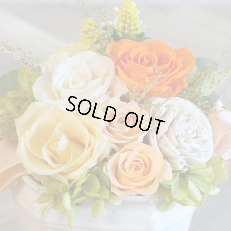 画像4: ATELIER MONO プリザーブドフラワー「シャルムール 陶器セット（クリアケース付）」 (4)