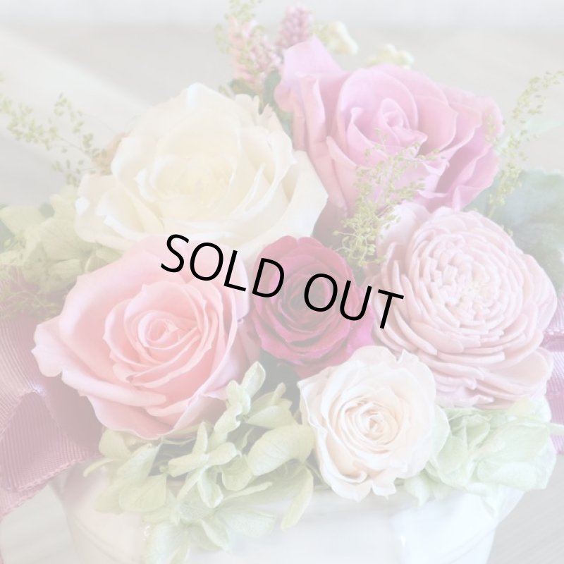 画像3: ATELIER MONO プリザーブドフラワー「シャルムール 陶器セット（クリアケース付）」 (3)