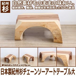日本製ヒノキ切り株スツール（約W25×D25×H38cm） KRO-63112