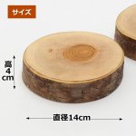 画像6: 日本製年輪で楽しむコースター2個セット（約W14×D14×H4cm（1個））  (6)