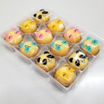 画像2: ふたごDEパンダミルクシフォンケーキ12個入ｘ6箱(計72個）セット (2)