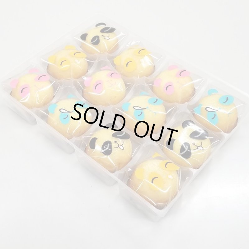 画像2: ふたごDEパンダミルクシフォンケーキ12個入x6箱(計72個)セット (2)