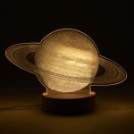 画像4: 卓上アクリルLEDライト「土星」 (4)