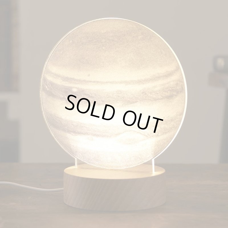 画像3: 卓上アクリルLEDライト「木星」 (3)