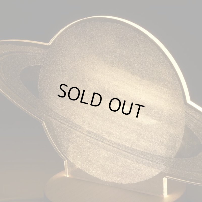 画像5: 卓上アクリルLEDライト「土星」 (5)