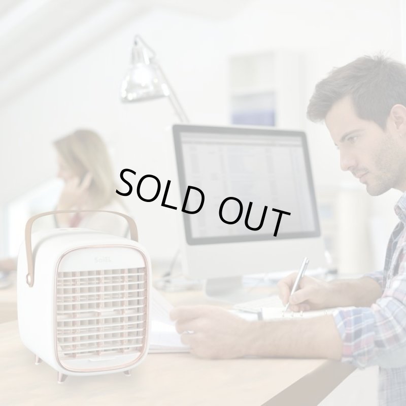 画像3: どこでもひんやり氷対応潤う超音波ミニミストファン (3)