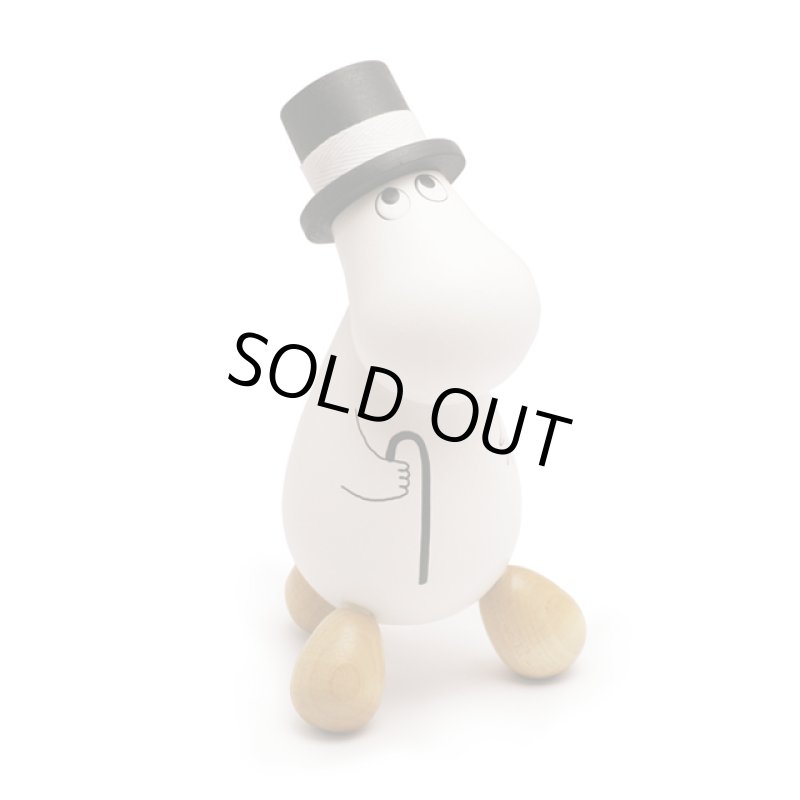 画像6: プーレット【Puulelut】ハンドメイド北欧ツボ押し人形「ムーミンパパ」 (6)