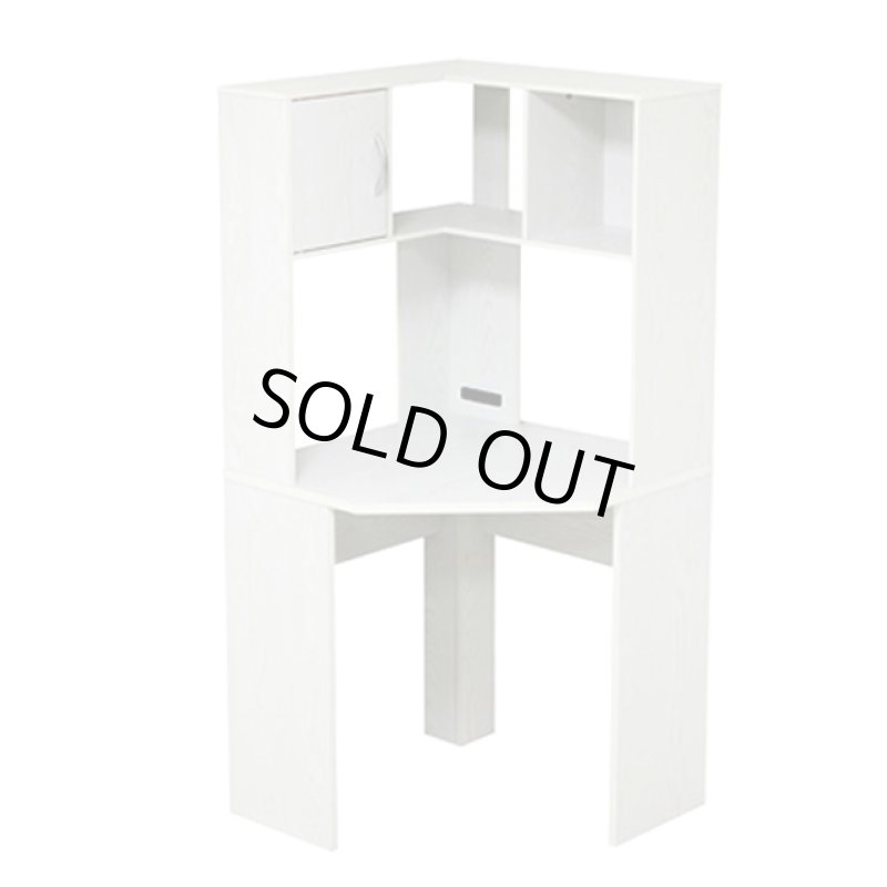 画像12: 省スペースで置けるL字型!コーナーシステムデスク(コンセント付) (12)