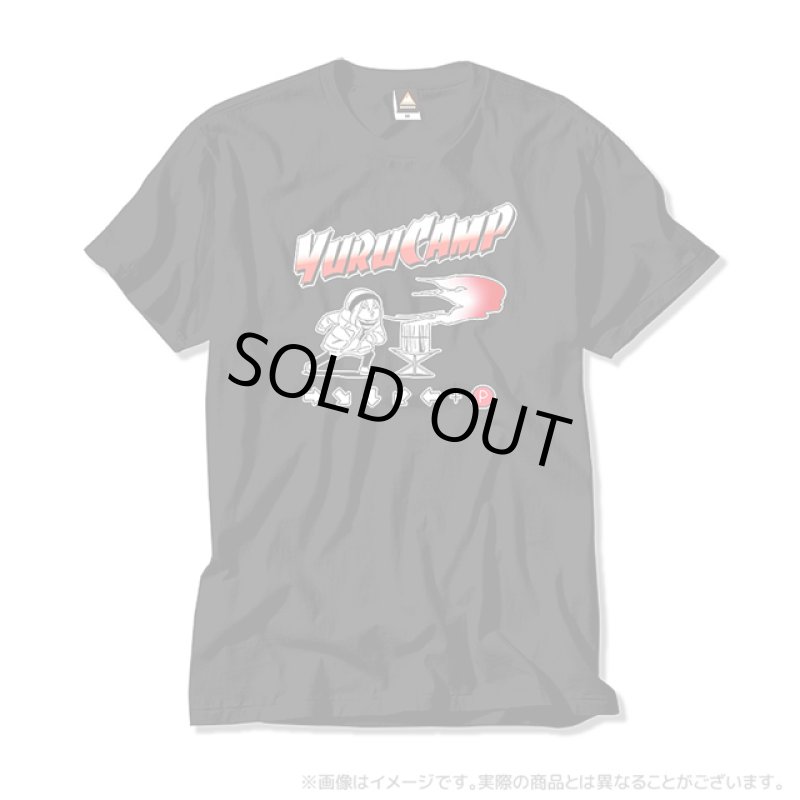 画像2: ゆるキャン△なでしこファイヤーTシャツ  (2)