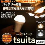 画像1: 停電時、消えない電球「いつでもランプtsuita（ツイタ）」 (1)