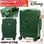 画像7: DISNEYハピタス グリップマスタースーツケース30L[グーフィー] (7)