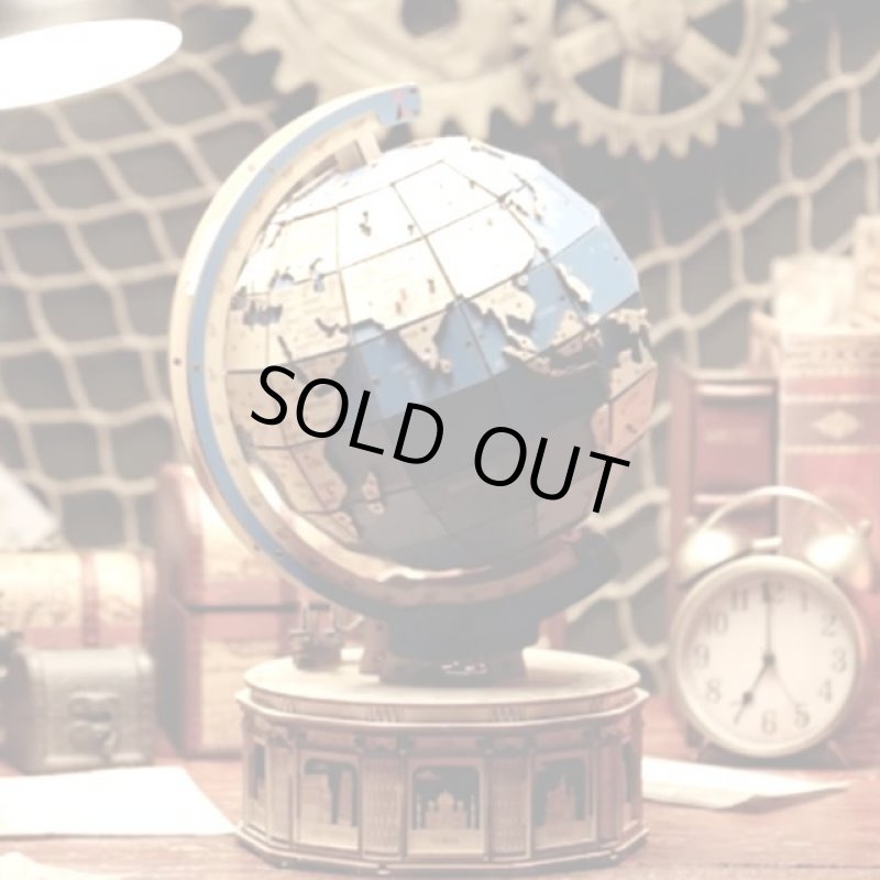 画像10: 自転する電動パズル地球儀THE MARGLOBE (10)