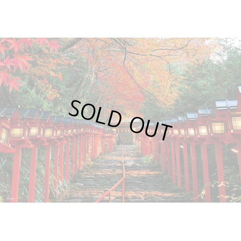 画像2: ジグソー日本の風景「貴船神社もみじ灯篭」フレームセット（300P） (2)