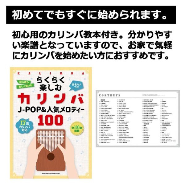 初心者におすすめ！幅広く弾ける17キー「カリンバ教本付」DTLD-DL
