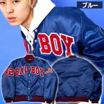 画像5: BADBOYロゴワッペン オーバーサイズヴァーシティジャケット (5)