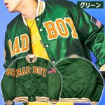 画像6: BADBOYロゴワッペン オーバーサイズヴァーシティジャケット (6)