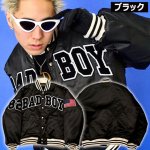 画像4: BADBOYロゴワッペン オーバーサイズヴァーシティジャケット (4)