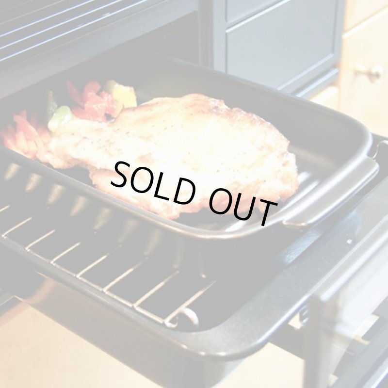 画像7: 送料無料!直火もグリルも電子レンジでもOK!萬古焼グリル調理マルチパン(波状プレート仕様) (7)