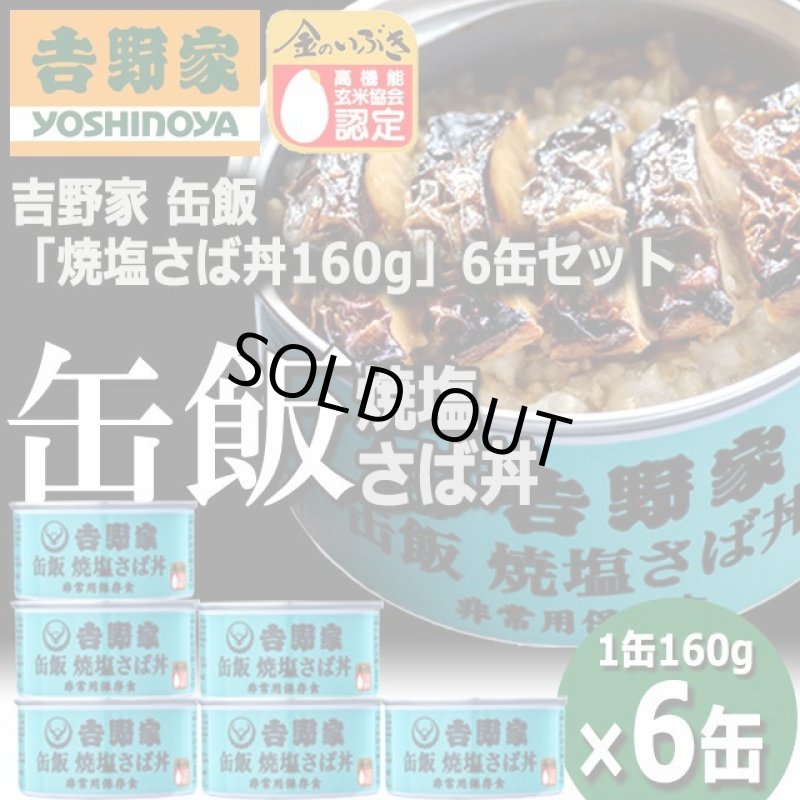 画像7: 吉野家 缶飯「焼塩さば丼160g」6缶セット (7)
