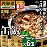 画像1: 吉野家 缶飯「豚丼160g」6缶セット (1)