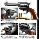 画像2: 東京マルイ エアーリボルバープロSAA.45シビリアン4.75インチBLACKモデル  (2)