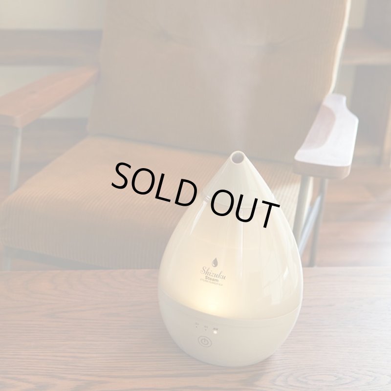 画像3: 送料無料！スチームファン式アロマ加湿器「SHIZUKU」グレージュカラー (3)