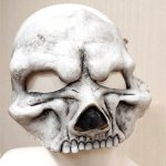 画像19: ハロウィン・ハーフマスクメキシコ製同柄2個セット (19)