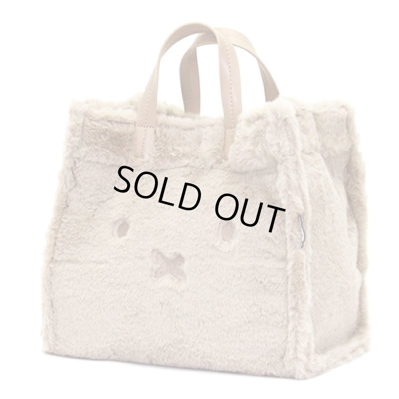 画像12: miffyファー2WAYトートバッグ「ミッフィーフェイス」 (12)