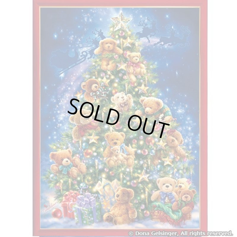 画像4: アートジグソー「テディベア ツリー」300Pフレーム（ファインレッド）セット (4)