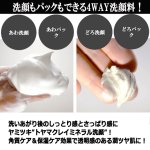 画像4: 富山県産クレイミネラル洗顔料グリーペルルウォッシュ＆パック100g[3本] (4)