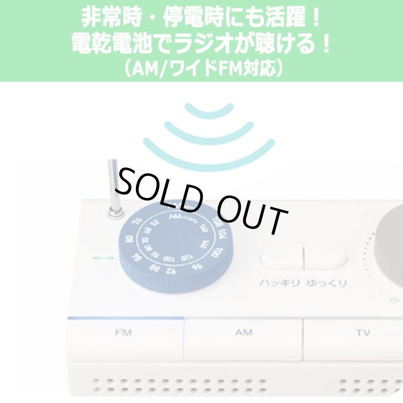 画像5: テレビの音がハッキリ＆ゆっくり機能搭載！arema[アレマ]お手元スピーカー（ラジオ付き） (5)