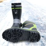 画像6: 雪道や凍結路面に強い！スチールスパイク防滑ロングブーツ (6)