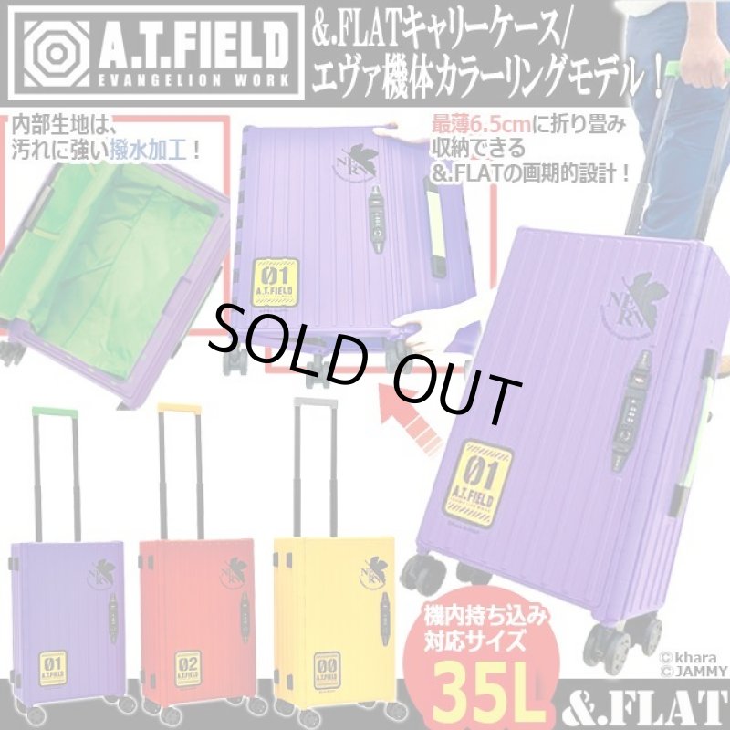 画像1: &.FLAT[アンドフラット]A.T.FIELD EVANGELION WORKコンパクトキャリーツールケース (1)