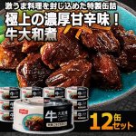 画像1: 極上の濃厚甘辛味！牛大和煮 12缶セット (1)