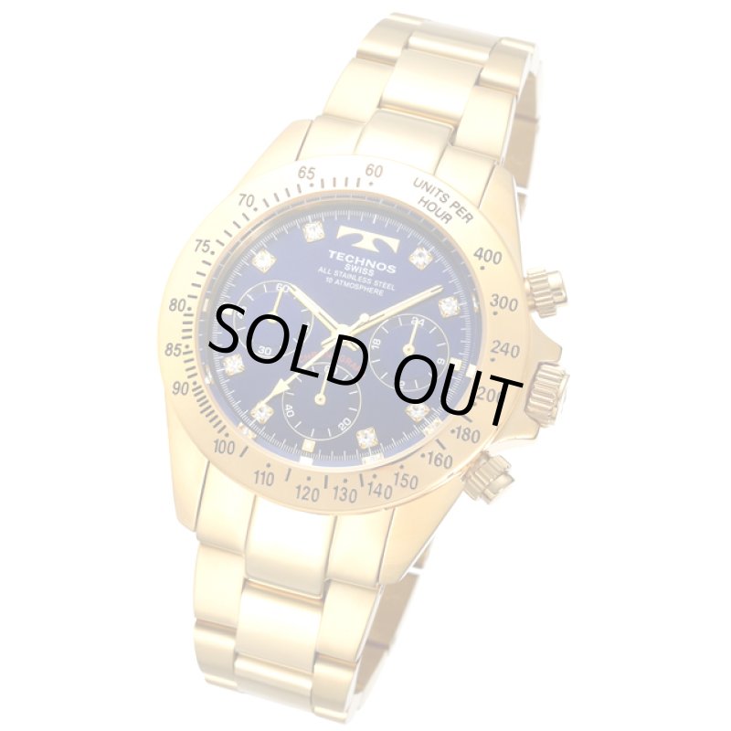 画像9: TECHNOS[テクノス]スポーツクロノグラフ/クリスタルインデックスVer. (9)