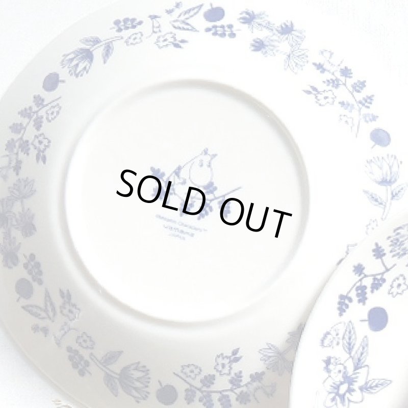 画像5: ムーミン「ブルーフローラ」トリオボウルセット (5)