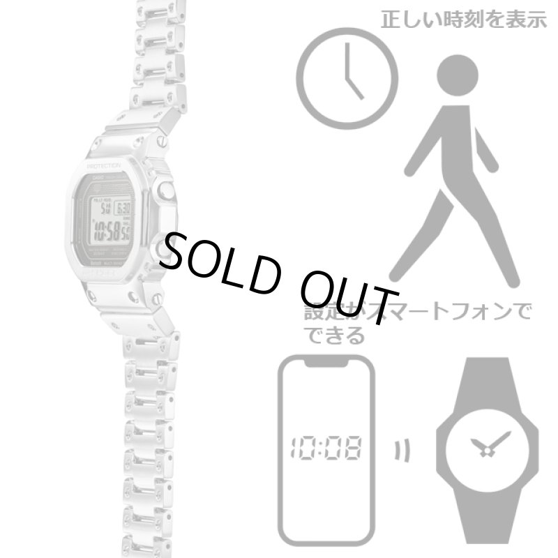 画像13: G-SHOCK Bluetooth搭載電波ソーラーフルメタルデジタルウォッチ GMW-B5000D-1JF (13)