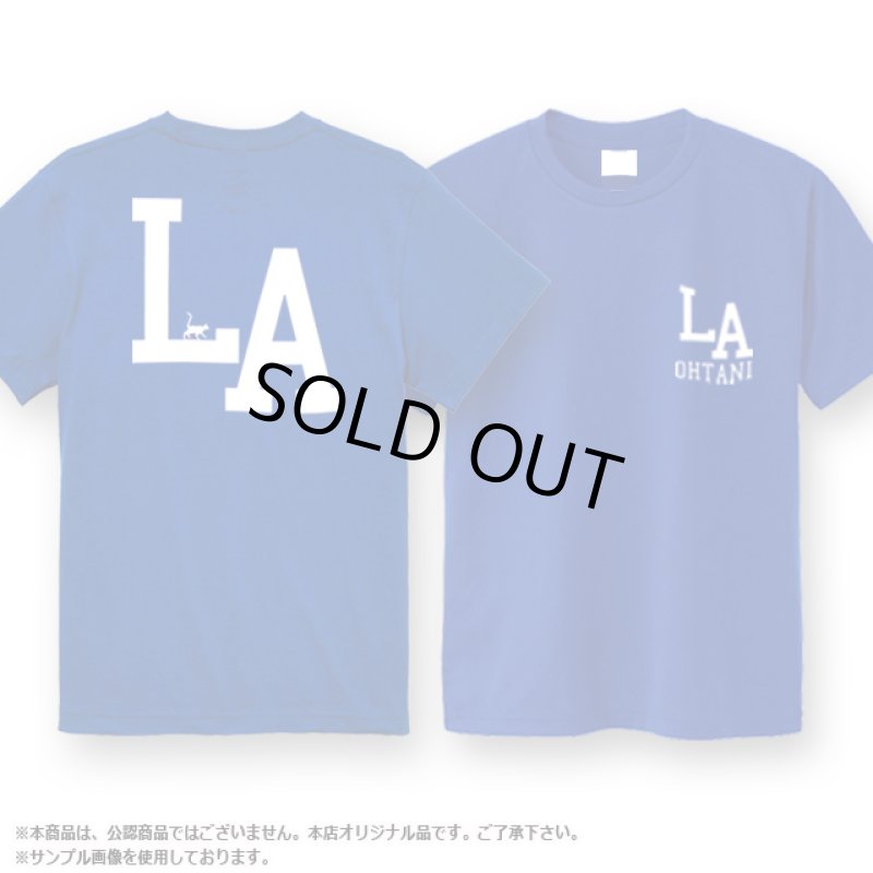 画像5: OHTANIキャットウォークLAブルーTシャツ (5)