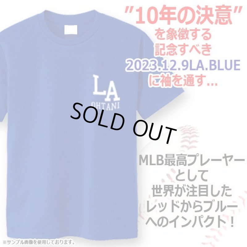 画像3: OHTANIキャットウォークLAブルーTシャツ (3)
