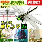 画像1: 送料無料！スズメバチや蚊を威嚇！リアルディテール虫の天敵鬼ヤンマ[2点] (1)