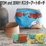 画像1: TOM and JERRY ポスターアートポーチ (1)