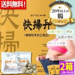 画像1: 送料無料！24種類のハーブでお腹のリズムを整える！快掃丹（2箱・計60包入） (1)