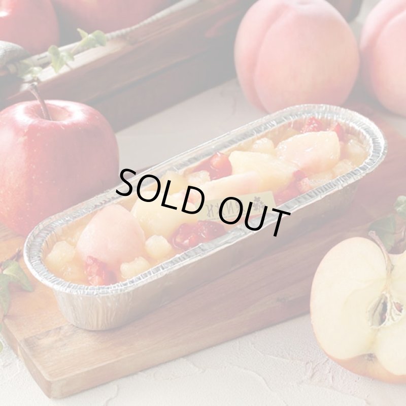 画像2: 名店スイーツみれい菓「札幌カタラーナ（リンゴと桃）」 (2)