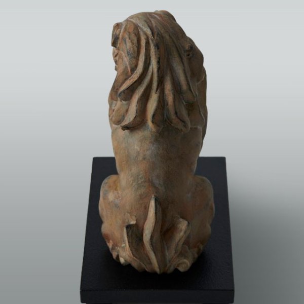 送料無料！ミニ仏像TanaCOCORO[掌]WOOD「 獅子」ISM-TW3536