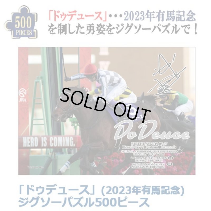 画像1: 「ドウデュース」（2023年有馬記念）ジグソーパズル500ピース (1)