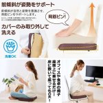 画像3: 骨盤まわりの3D座面設計！Dr.PRO低反発フィットクッション (3)