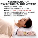 画像2: 100mTフェライト磁石12個配列！医療機器承認磁気枕[2点] (2)