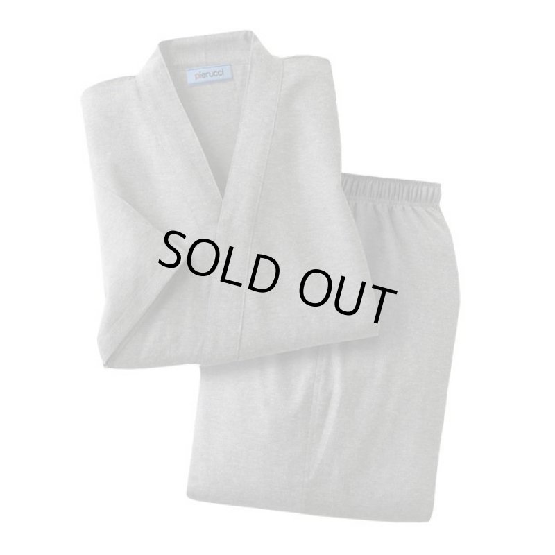 画像8: Pierucci（ピエルッチ）お父さんの綿混くつろぎ作務衣（単色） (8)