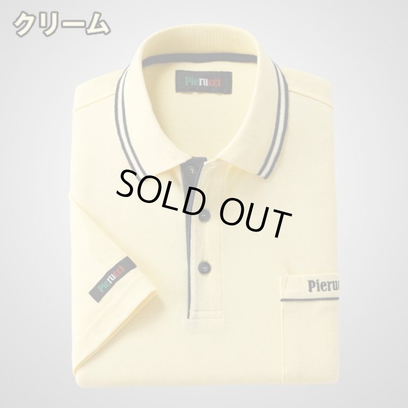 画像15: 父の日用Pierucci(ピエルッチ)カジュアル半袖ポロシャツ+エアーかおるポケットサイズハンカチ「なでしこ」セット (15)